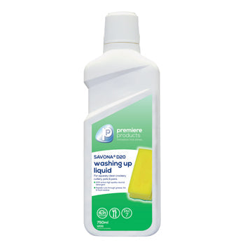 CATERING, Washing Up Liquid, Savona(R) D20, Premiere Products, 750ml