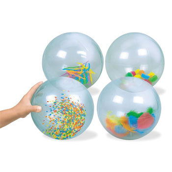 SEE INSIDE ACTIVITY BALLS, Age 3+, Set of 4