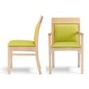DINING CHAIRS, Without Arms, Vinyl, Mulberry