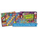 SMART KIDS, SUPER SPELLING RULES BOARD GAMES, Set of 6