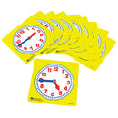 TEACHING CLOCKS, Clock Faces, Pack of 10