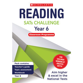 SATS READING CHALLENGE CLASSROOM PROGRAMME, Reading, Year 6, Pack