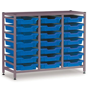 METAL STORAGE FRAMES, METAL STORAGE FRAMES, LOW, 825mm height, Silver