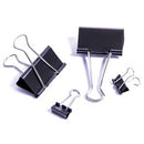 CLIPS, Foldback Type, Black, 50mm, Box of 10