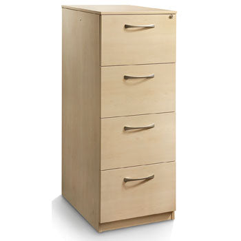 LOCKABLE FILING CABINETS, 4 Drawer - 1320mm height, Maple, EMERGENT CROWN