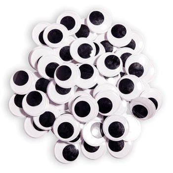 WIGGLY EYES, Jumbo, Pack of 60