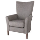 HIGH BACK CHAIR, Fabric, Raspberry