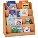 BOOK STORAGE, SHELVING, 4 Tiered Fixed Shelves, Maple