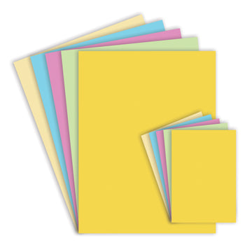 ASSORTED PASTEL CARD, A4, 280 micron, Pack of 100 sheets