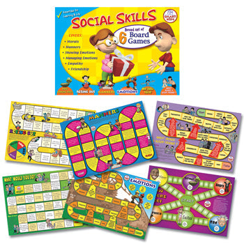 GAMES, SOCIAL SKILLS, Set of 6