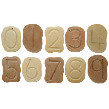 FEELS-WRITE NUMBER STONES, Age 3+, Set of 10