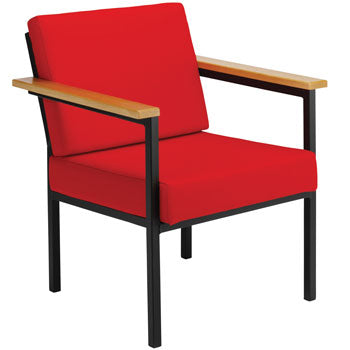 RECEPTION CHAIRS, Square Tube Steel Frame, With Arms, Blizzard, Smartbuy