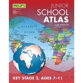 PHILIP'S ATLAS, HARDBACK, Junior, Age 7-11, Each