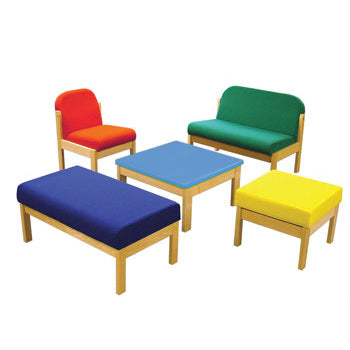 LITERACY RANGE - BEECH FRAME, Stool, Solano