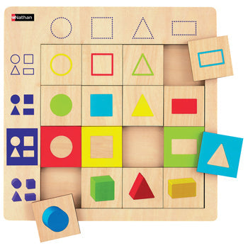 LOGIC PUZZLES, Geometric Shapes, Each