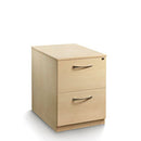 LOCKABLE FILING CABINETS, 2 Drawer - 700mm height, Oak, EMERGENT CROWN