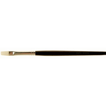 PAINTBRUSH, SHORT HAIR, Flat Brush, Short Handle, Pack of 10