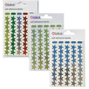 STICKERS, MOTIVATION & REWARD, Stars, 13mm Wide, Silver, Pack of 2700
