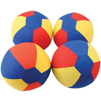 CLOTH COVERED BALLOON BALL, Set of 4