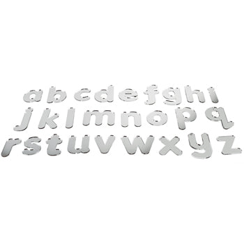 ALPHABET, MIRROR LOWER CASE ALPHABET LETTERS, Pack of 26