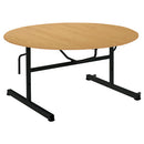 FLIP TOP TABLES, CIRCULAR, 640mm height, Beech