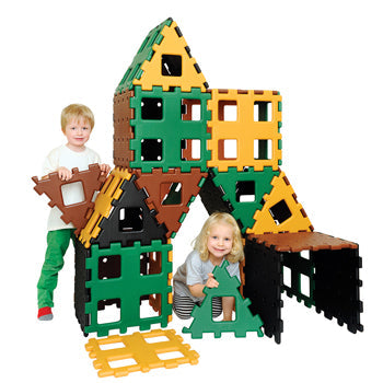 XL POLYDRON, Natural Colours, Age 2+, Set of 36 pieces