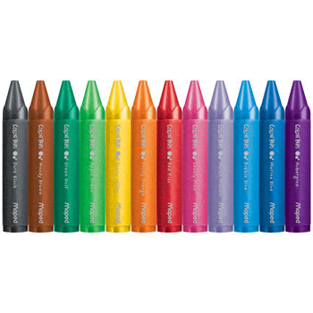 WAX CRAYONS, Color'Peps My First Jumbo, Age 2+, Pack of 12