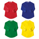 CHILDREN'S SMOCKS, Long Sleeved Waterproof, 60cm Long, Red, Each