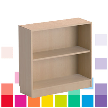 OPEN BOOKCASES, 800mm height, Oak, Smartbuy