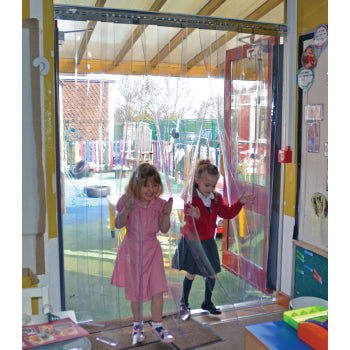 PVC STRIP DOORS, Clear, Wide Single Door, 1200mm width, Each