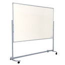 MOBILE ALUMINIUM FRAMED WHITEBOARDS, Mobile, Magnetic, Landscape Style, 1800 x 1200mm height