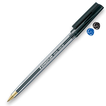 PENS, BALLPOINT, STAEDTLER(R) Stick, Black, Pack of 10
