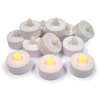 ELECTRIC 3V TEALIGHTS, Pack of 12