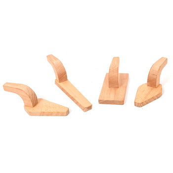 WOODEN BUILDING TOOLS, Set of 4