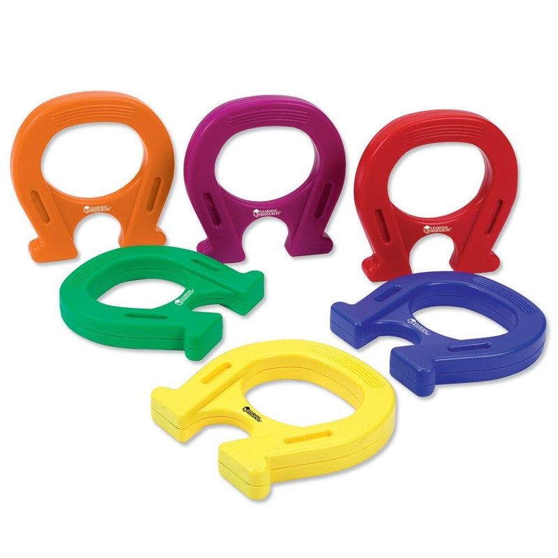 Horseshoe-Shaped Magnets, Set of 6